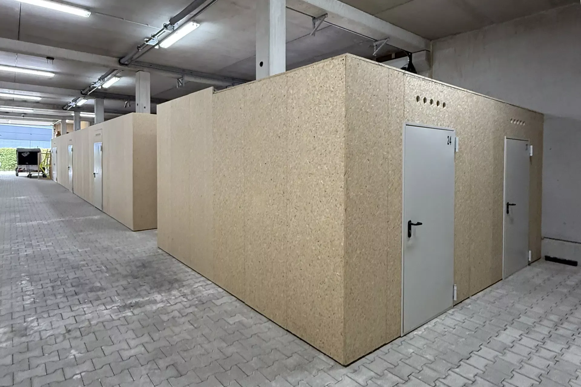 Lagerhalle Lagerraum - Innenräume in klimatisierter Halle